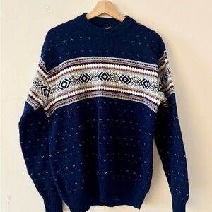 Vintage Puritan Wool Fair Isle Sweater